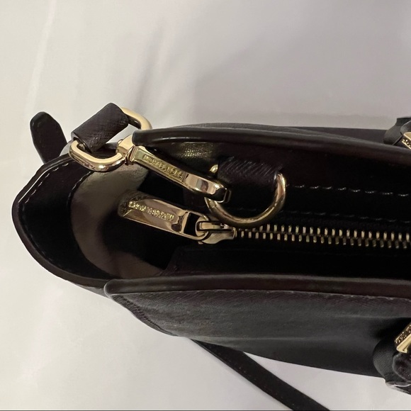Michael Kors Selma Large Satchel Zip Top in Brown - Picture 12 of 16